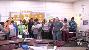 Mock Caucus Rocks at McCombs Middle School thumbnail